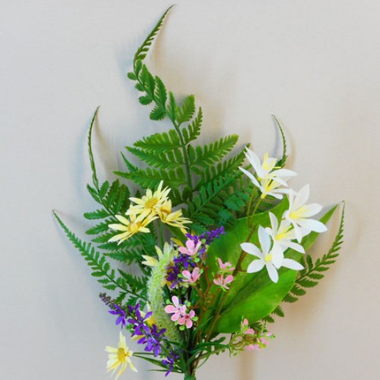 Artificial Meadow Flowers Spray Artificial Flowers